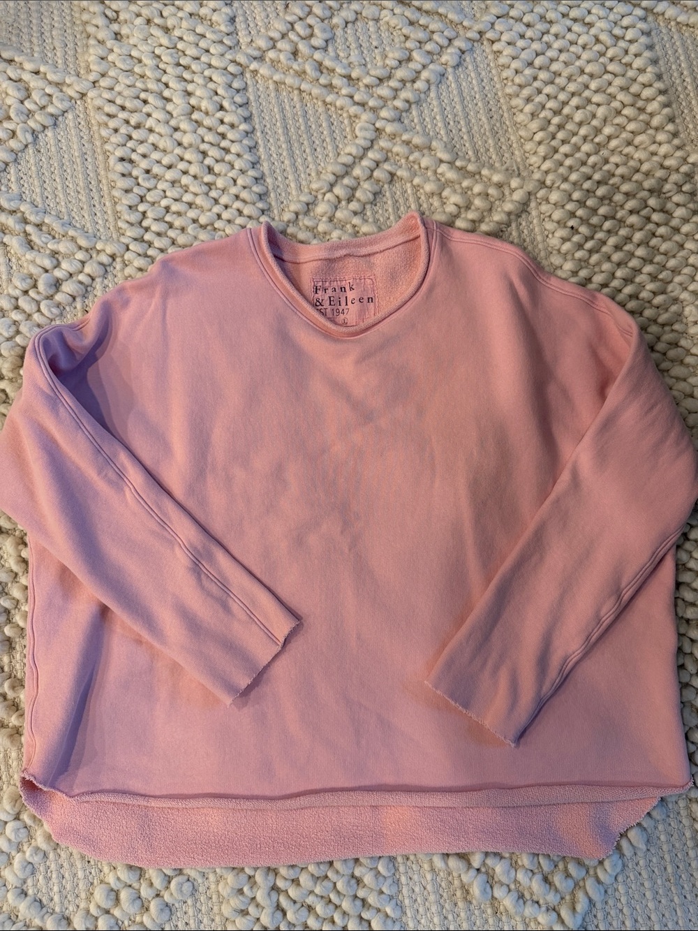 Frank & Eileen Pink Crewneck Sweatshirt